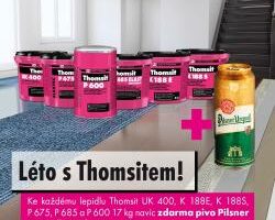 Prodejní akce Thomsit s „pivem navíc"