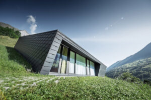 Rodinný dům ve Švýcarských Alpách s výrobky firmy PREFA Aluminiumprodukte
