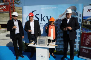 Byla zahájena stavba projektu Sky Barrandov – dvou luxusních domů podle návrhu Evy Jiřičné