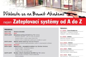 Baumit Akademie – nejen zateplovací systémy od A do Z