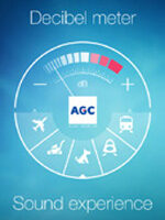 Aplikace AGC Acoustic App pro zjištění úrovně hluku