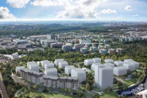 Developer YIT začal stavět novou rezidenční čtvrť Suomi Hloubětín