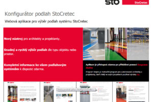Konfigurator podlahových systémů StoCretec – nový nástroj pro architekty a projektanty