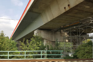 Sanace silničního betonového mostu v Teplicích materiály Knauf Tiefbau Sanierung (TS)