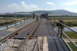 Kompozitní konstrukce MEA snížily hlučnost železničního mostu na Slovensku