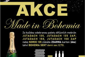 Akce HPI-CZ Made in Bohemia – za odběr membrán Jutadach karton sektu Bohemia