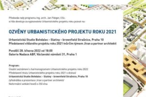 Ozvěny Urbanistického projektu roku 2021