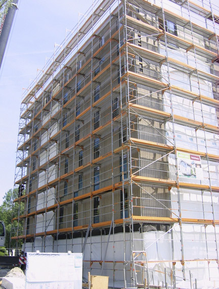 Stav výstavby v pondělí 30. května 2011.