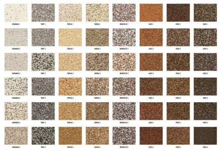 Kolekce 48 nových odstínů Mosaics of the World® čerpá z barev typických pro osm míst světa – Granadu, Tibet, Persii, Sierra, Maroko, Laos, Peru a Chile