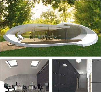 Obr. 3: Projekt Pavla Chudého výukový pavilon pro designéry s názvem Oppo A