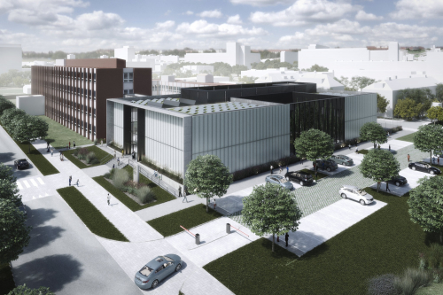 Nové centrum Fyzikálního ústavu AV, vizualizace Bogle Architects