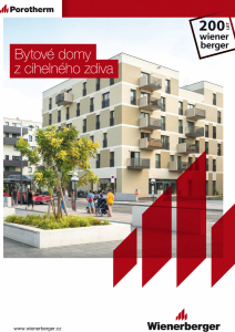 Publikace Bytové domy – návrh vícepodlažních cihelných budov