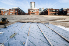 Riešenie DELTA®- FLORAXX TOP od spoločnosti Dörken zabezpečilo v jednom pracovnom kroku všetky požiadavky pre vegetačnú strechu