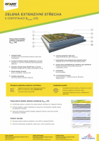 Zelená extenzivní střecha s certifikací BROOF (t3)
